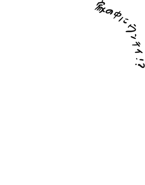 家の中にウンテイ！？