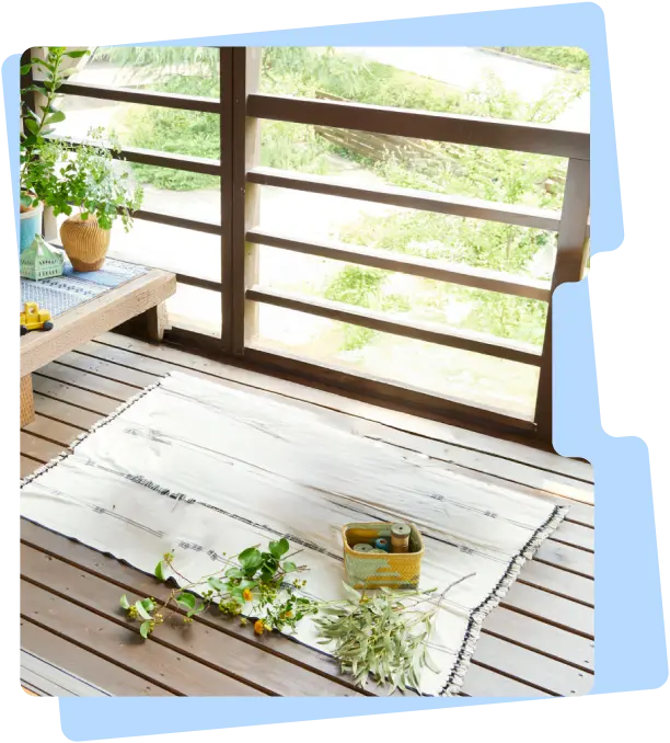 ウッドデッキの画像