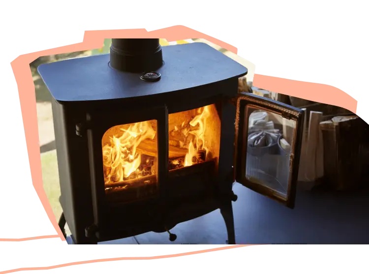 薪ストーブの画像